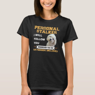 Maltesiska Hundägare efter citatet Puppy Mamma Pap T Shirt