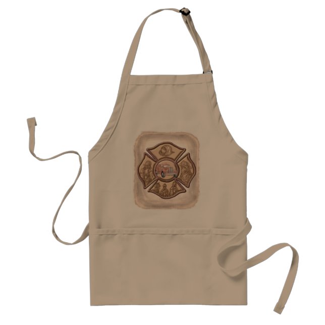 Maltesiska Kor Firefighter Apron Förkläde (Framsidan)