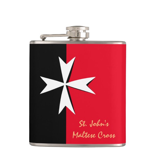 Maltesiska Kor & Malta flagga mode /St. John's Fickplunta (Framsidan)
