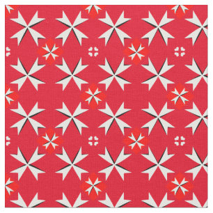 Maltesiska Kor & Malta Flagga Trendig Fabric/mode Tyg