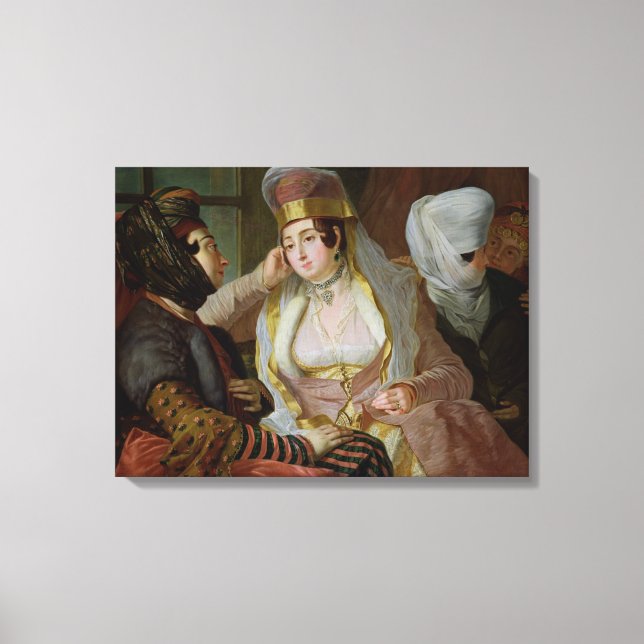 Maltesiska kvinnor canvastryck (Framsida)