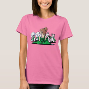 Maltesiska kyssar & fniss och katter t shirt