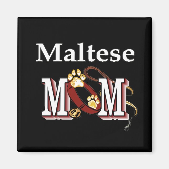 Maltesiska MAMMA Gifts Magnet (Framsidan)