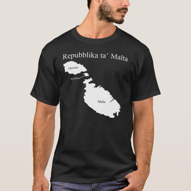 Maltesiska öar t shirt (Framsida)