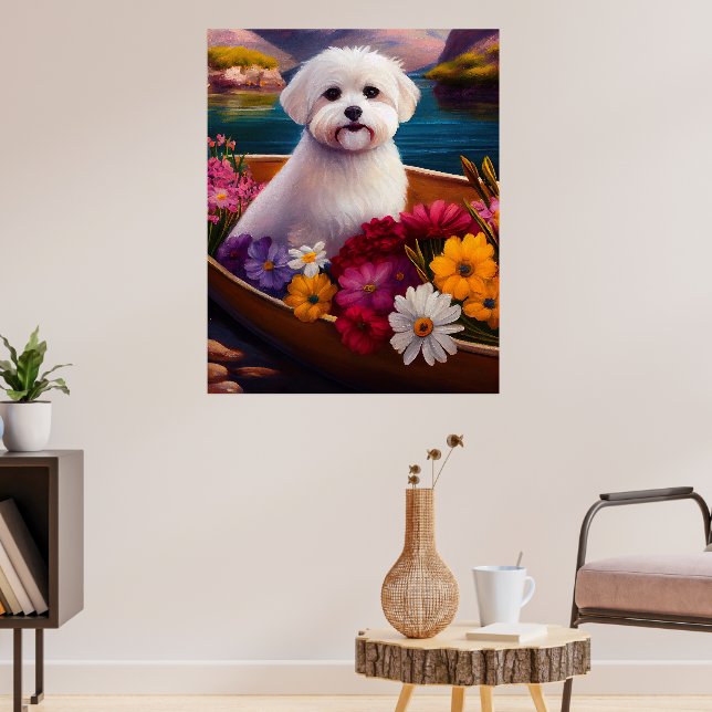 Maltesiska på Paddle: A Scenia Äventyr Poster (Vardagsrum 3)