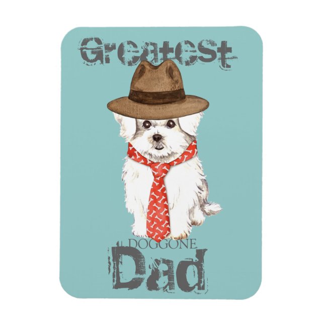 Maltesiska Pappa Magnet (Vertikal)