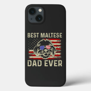 Maltesiska Pappa någonsin: Patriotic USA Maltesisk