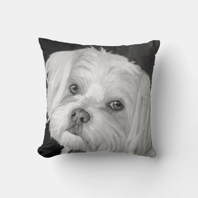 Maltesiska Pillow Kudde (Framsida)