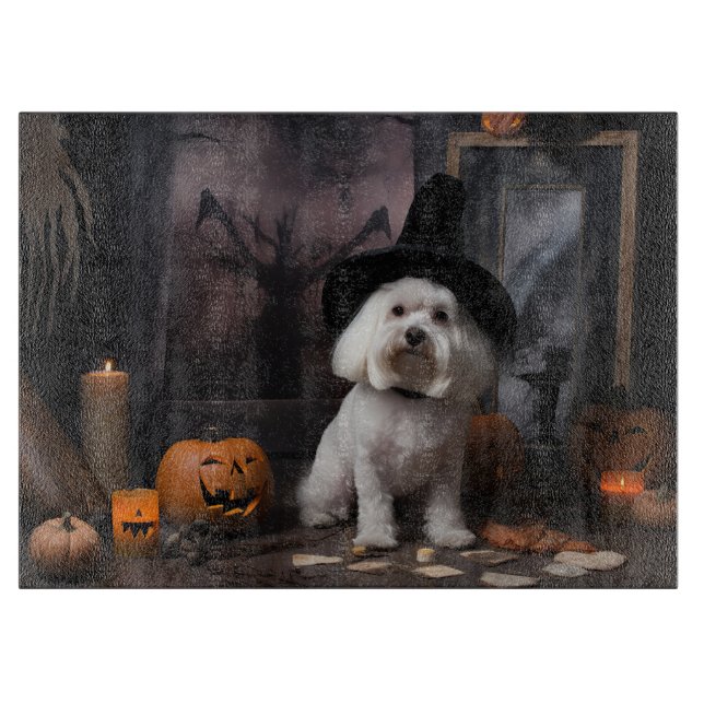 Maltesiska Pumpkins Halloween Scary (Framsidan)