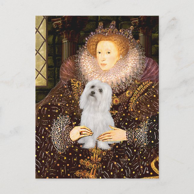 Maltesiska (SD) - drottning Vykort (Framsida)