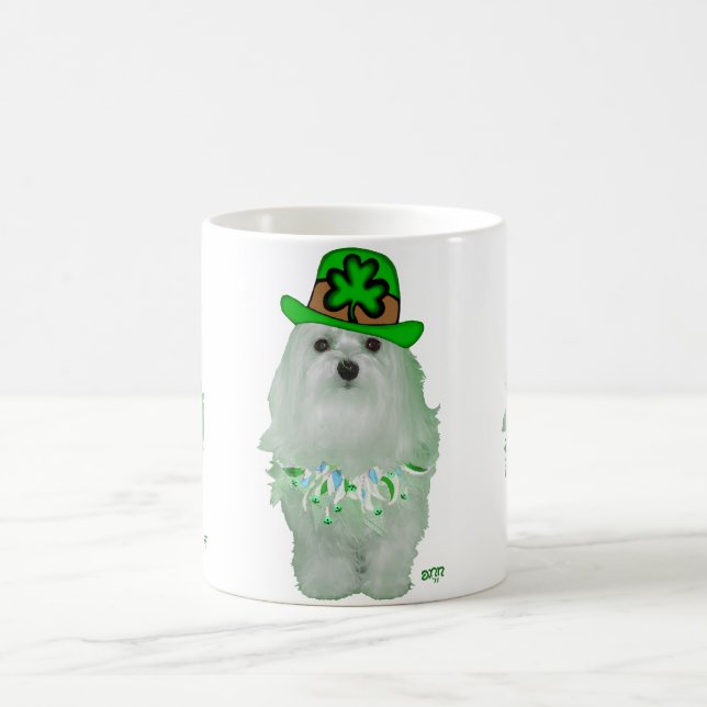 Maltesiska St. Patricks dag Kaffemugg (Center)