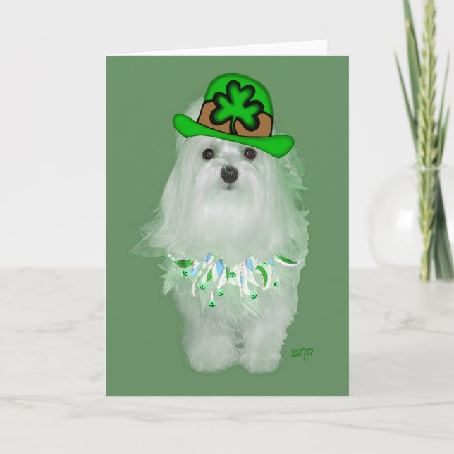 Maltesiska St. Patricks dag Kort (Framsida)