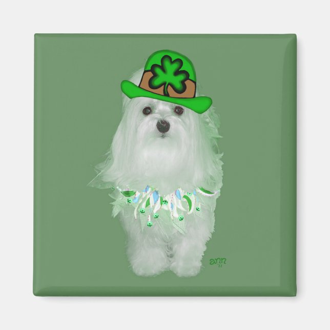 Maltesiska St. Patricks dag Magnet (Framsidan)