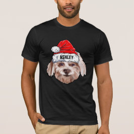 Maltesiska Terrier jul Hat Hund Big T Shirt