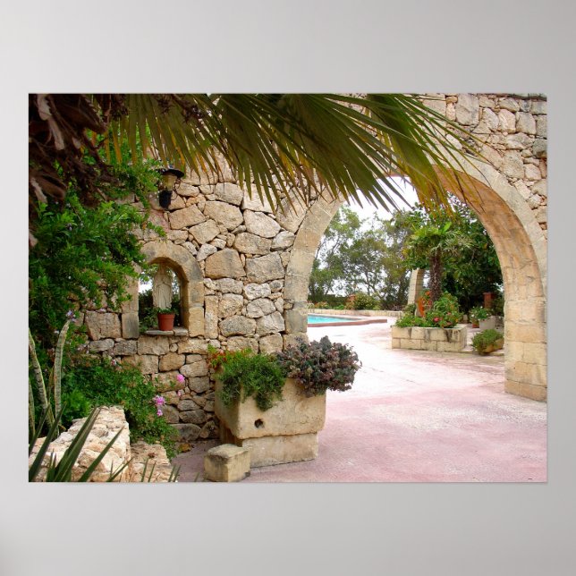 Maltesiska Villa Poster (Framsidan)