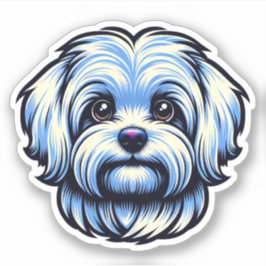 Maltesiska vinyl Sticker Klistermärken
