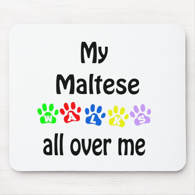 Maltesiska Walks Design Musmatta (Framsidan)