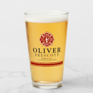 Maltesiskt argt symbol för volontärbrandman glaskopp