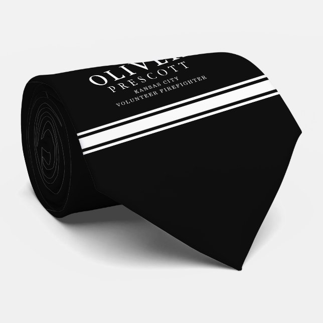 Maltesiskt argt symbol för volontärbrandman | slips (Rullad)