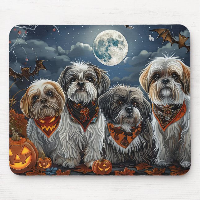 Malti Tzu Halloween Spooky Musmatta (Framsidan)