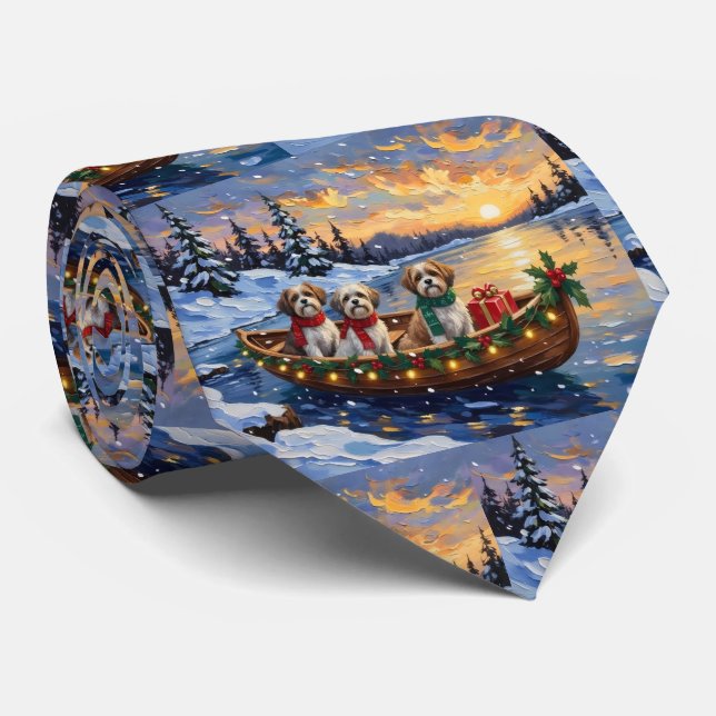 Malti Tzu julbåt semester Slips (Rullad)