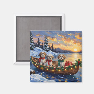 Malti Tzu julbåtshögtid Magnet