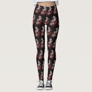 Malti Tzu med Jultomten julafton Leggings