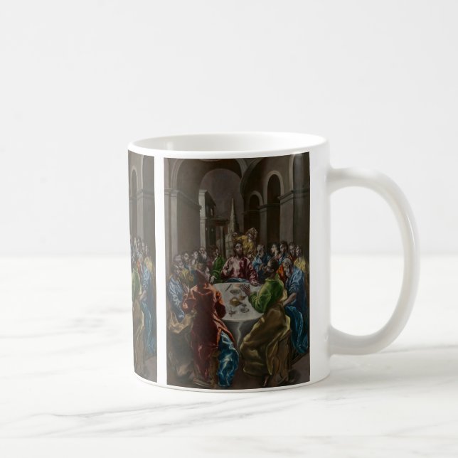 Måltiden i Simons hus av El Greco Kaffemugg (Höger)