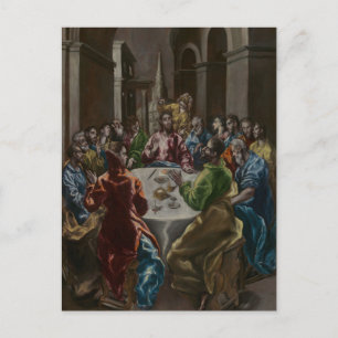 Måltiden i Simons hus av El Greco Vykort