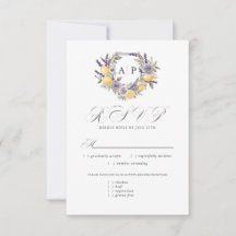 Måltider för Lavender Lemon Monogram Blommigt Vape