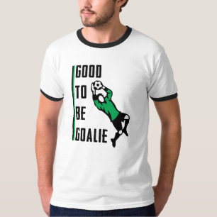 Måltider.Fotboll "BRA TO BE GOALIE" T-Shirt