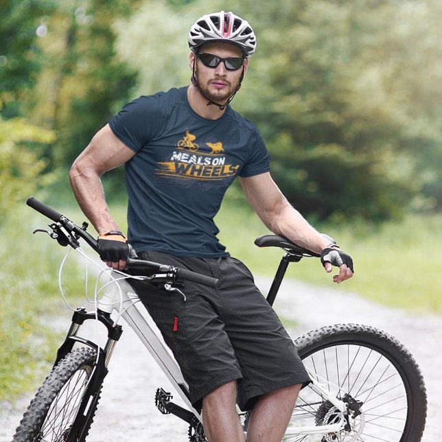 Måltider på Hjul-Roligten Cykling Enthusiast Campi T Shirt (Skapare uppladdad)