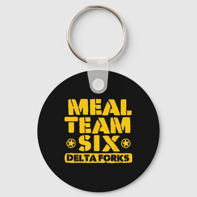 Måltidsteam Six Delta Gafflar Nyckelring (Framsida)