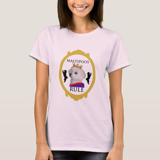 maltipoo3_edited-2 tee shirt (Framsida)