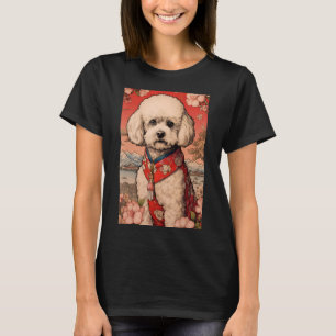 Maltipoo Hund Aesthetic japUkiyo e 5 T Shirt