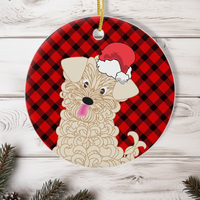 Maltipoo jul Puppy Pet Ornament (Skapare uppladdad)