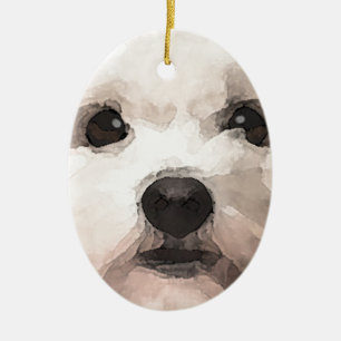 Maltipoo Julgransprydnad Keramik