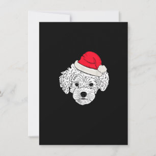 Maltipoo-julklapp - fjällande födelsedagsgåvor Hun Inbjudningar