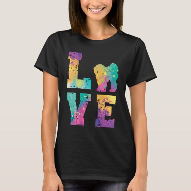 Maltipoo Love T Shirt (Framsida)