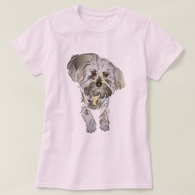 Maltipoo Puppy T-shirt (Design framsida)
