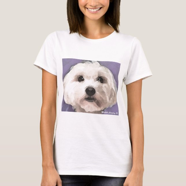 Maltipoo T-shirt (Framsida)