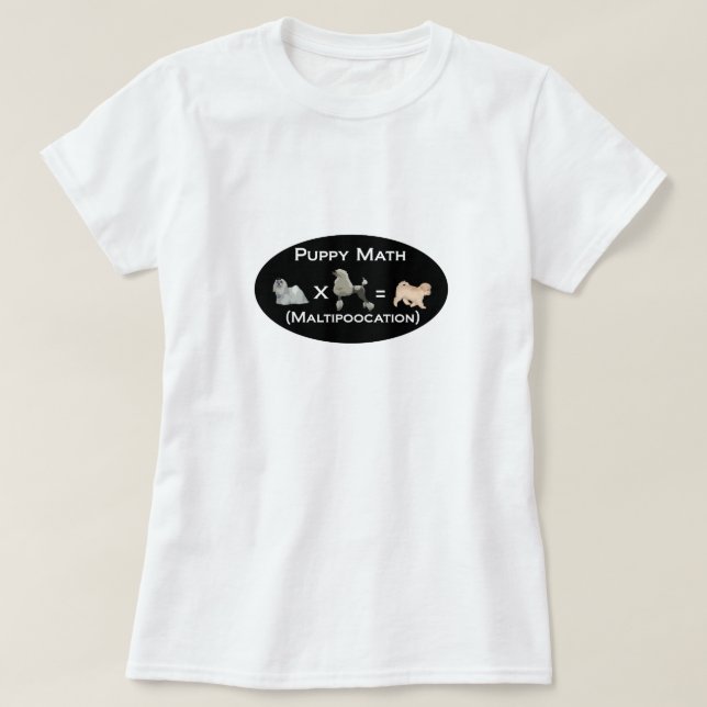 Maltipoocation skjorta tee (Design framsida)