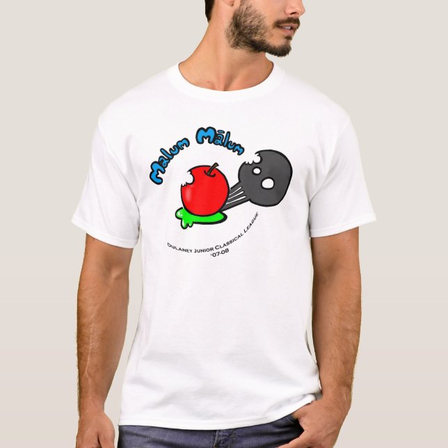 Malum Malum färg (tända), T-shirt (Framsida)
