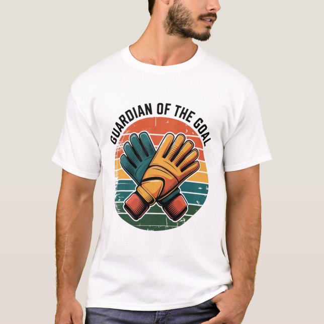 Målvakt Fotboll Målvakt Fotboll Keeper T Shirt (Framsida)