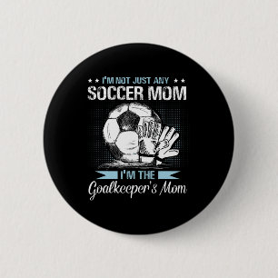 Målvakt Mama Tröja Fotboll Målvakt Mamma Mors Dag Knapp