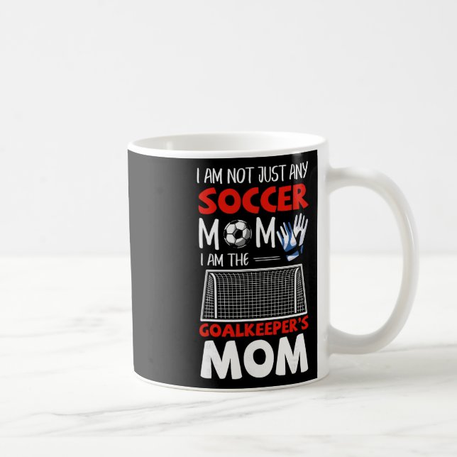 Målvakt mamma fotboll Målvakter mödrar  Kaffemugg (Höger)