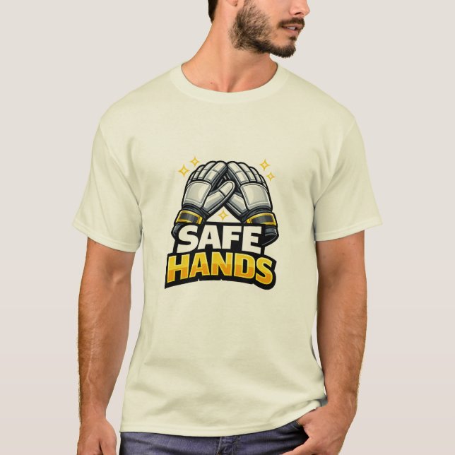 Målvakts Handsko Fotboll T-shirt (Framsida)