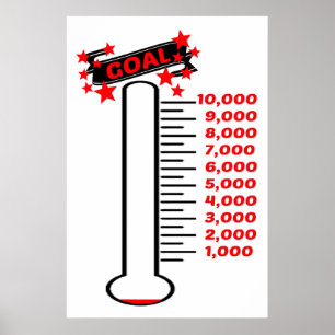 Målvärde för finansiering av måltermometer 10 000 poster