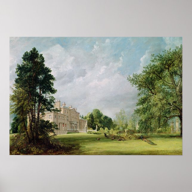 Malvern Hall, Warwickshire, 1821 Poster (Framsidan)