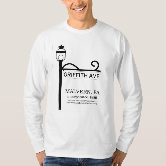 Malvern PA - Griffith avenyt-skjorta Tee (Framsida)